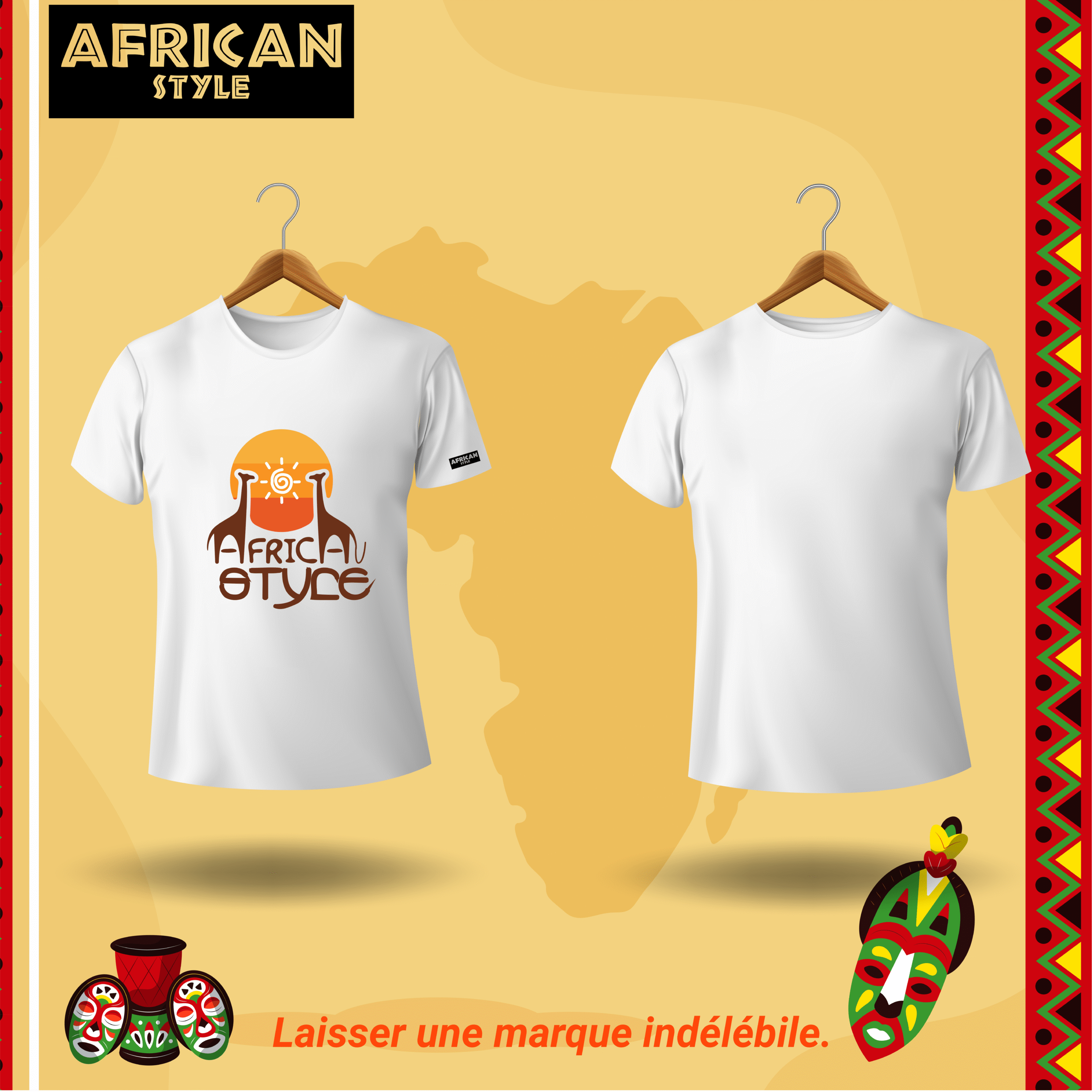 TEE-SHIRT "AFRICAN STYLE" - ÉDITION SPÉCIALE