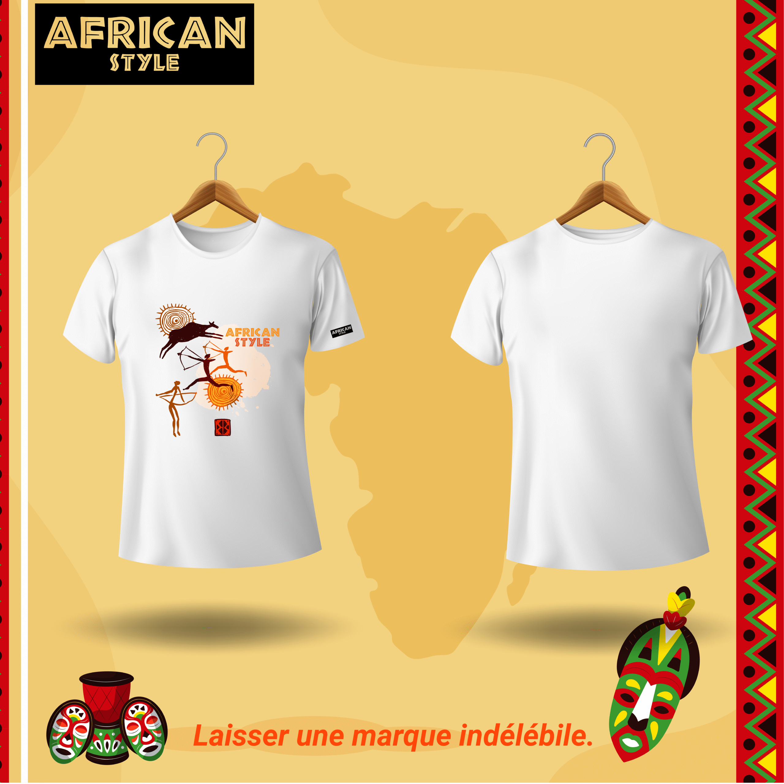 TEE-SHIRT ICONIQUE "AFRICAN STYLE"