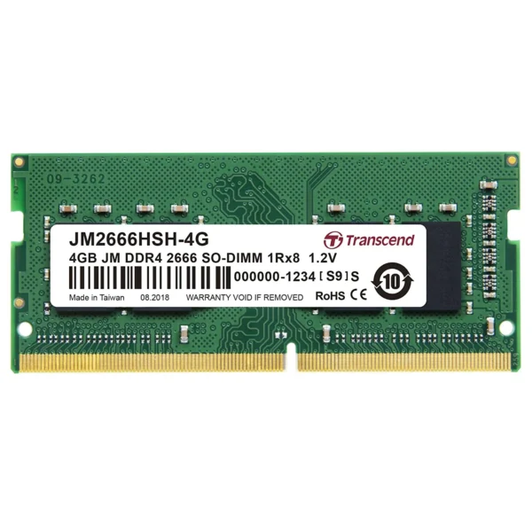 Mémoire RAM SODIMM DDR4 4Go pour PC Portable