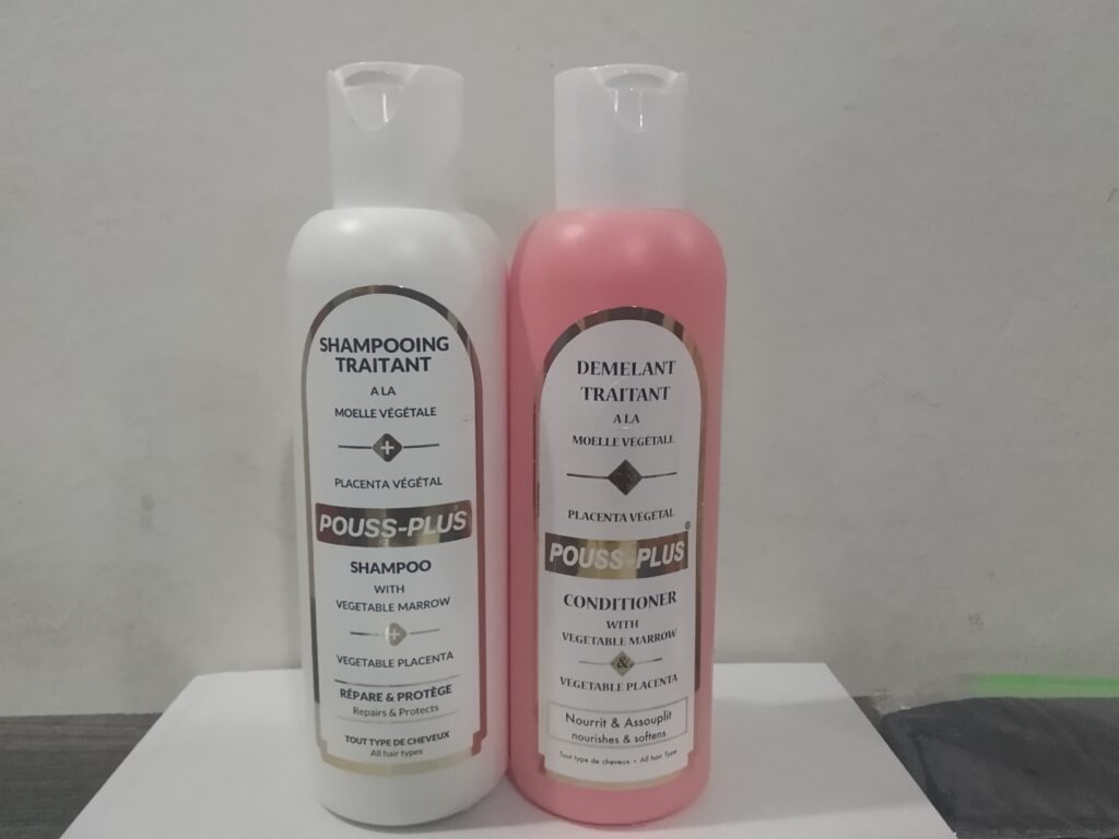 Champoing et démêlant pousse plus