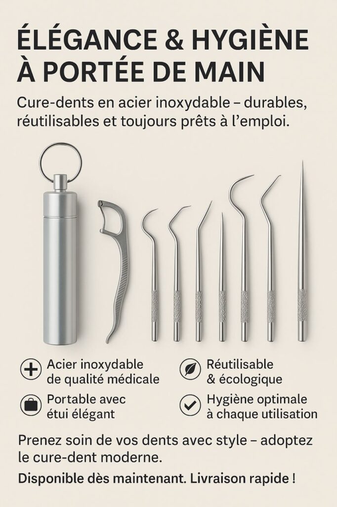 Cure dent en acier inoxydable
