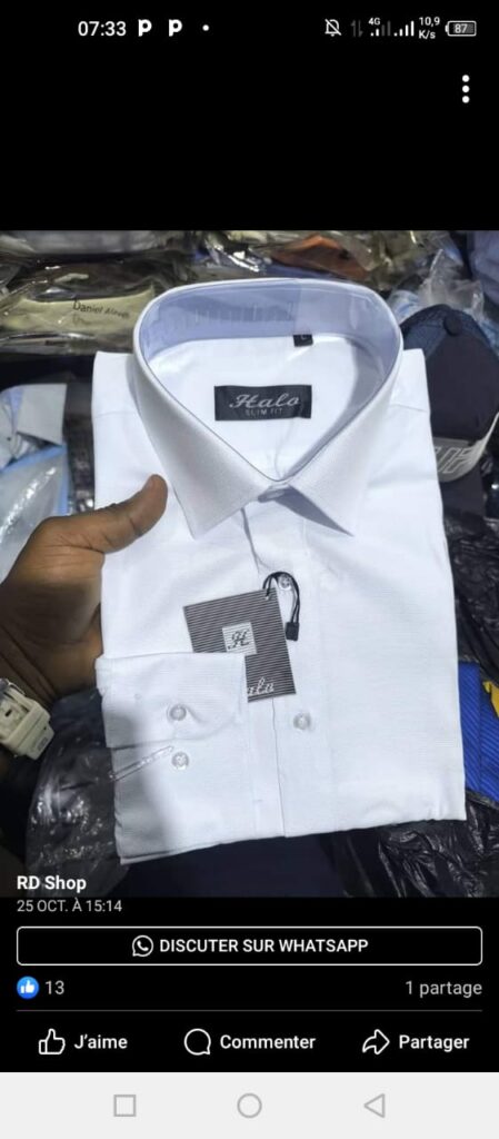 Chemises pour Homme "Halo Slim Fit" - L'alliance parfaite de l'élégance et du confort