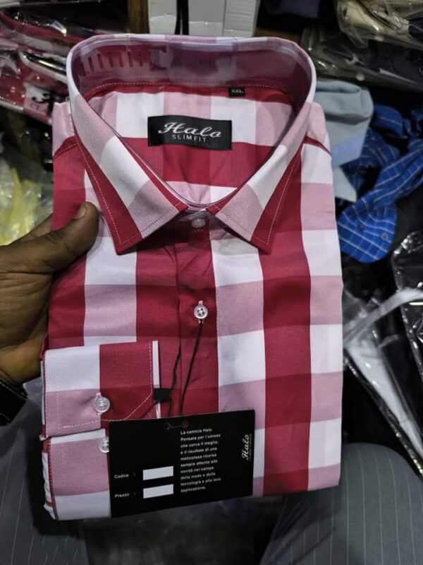 Chemises pour Homme "Halo Slim Fit" - L'alliance parfaite de l'élégance et du confort – Image 8