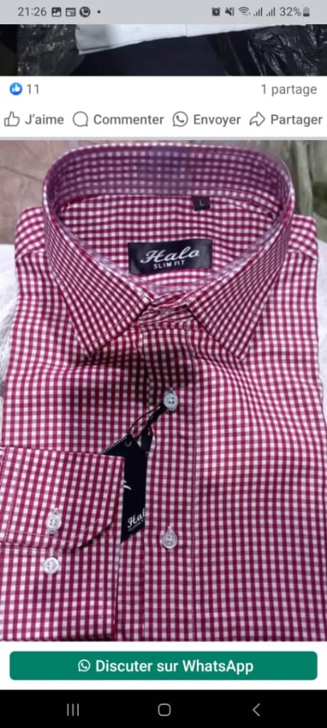 Chemises pour Homme "Halo Slim Fit" - L'alliance parfaite de l'élégance et du confort