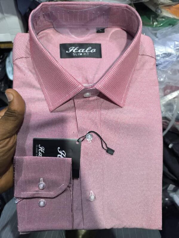 Chemises pour Homme "Halo Slim Fit" - L'alliance parfaite de l'élégance et du confort – Image 2