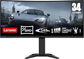 Lenovo G34w-30 34-Inch Ultrawide Curved Gaming Monitor: Immersive Visuals for Victory